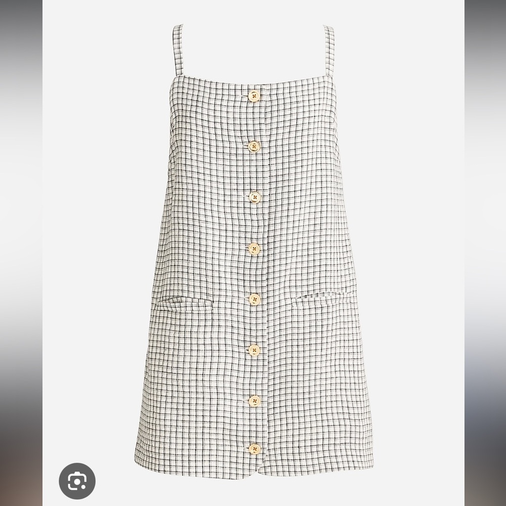 NWT J. Crew Claudia 100% Linen Dress